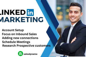 be your b2b linkedin sales manager and appointment setter