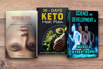 design book cover, amazon, kindle, ebook and print ready cover