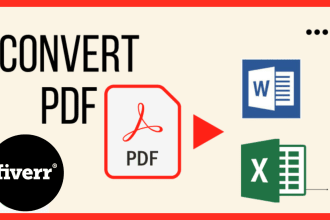convert scan images, PDF to word, excel conversion, file formatting, ocr