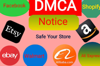 report copyright listing of ebay,etsy,shopify,pinterest and amazon under dmca
