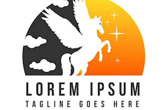 do make an modern pegasus logo