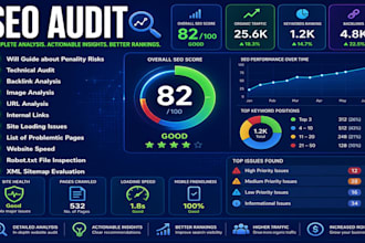 do website analysis and provide complete website seo audit report