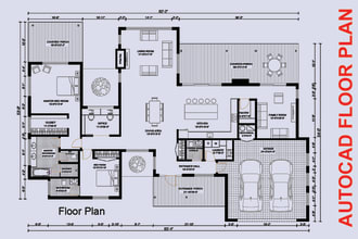 draw architectural floor plans in autocad