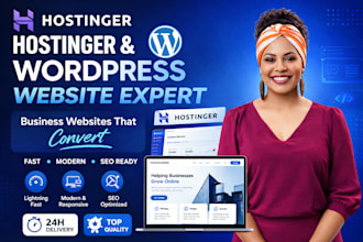 design hostinger wordpress website build hostinger wordpress development