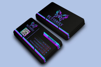 do eye catching and all type of business card