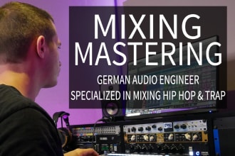 mix and master your hip hop trap rap song as german audio engineer