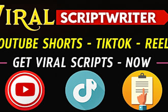 write viral  youtube shorts, tiktok, or instagram reel script