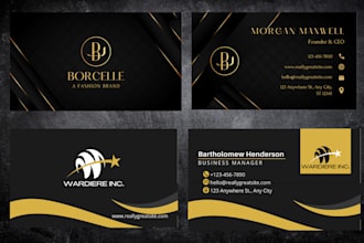design  digital luxury  business card with in 24 hrs