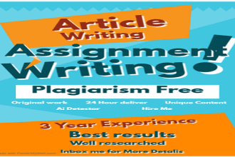 write assignments and article without plagiarism and ai detector