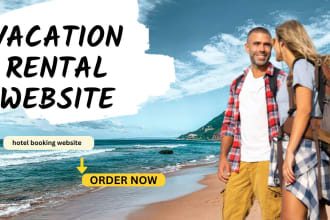 design vacation rental website, hotel booking website, smoobu, airbnd website