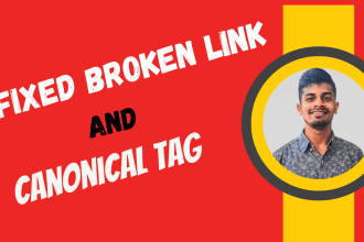 do fix broken links and canonical issues