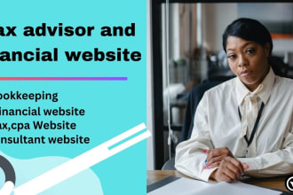 design tax advisor, financial advisor, tax consulting, consulting website