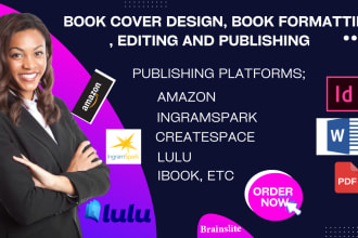 do book formatting, kindle formatting, manuscript formatting with amazon publish