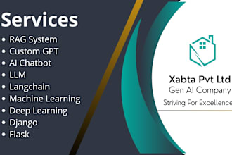 create python ml,rag, chatbot, pdf chatbot ,ai website, ai saas, langchain, gpt