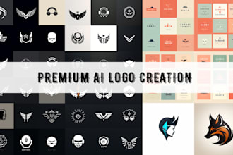 create custom logo and graphics using midjourney ai for you