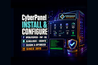 install, configure or fix any cyberpanel issues
