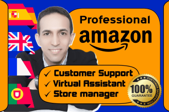 be your amazon virtual assistant and customer support