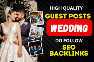 provide dofollow wedding SEO backlinks, guest post photography