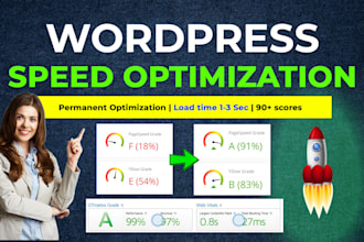 do super fast wordpress website speed optimization, improve load time