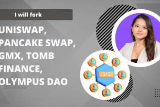 fork pancake swap, uniswap, gmx, tomb finance, olympus dao