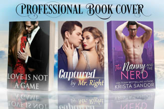 design professional romance book cover or ebook cover design