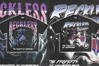 design a vintage bootleg rap for your tshirt