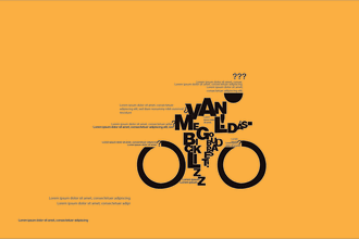 create minimalist ,inspirational typography poster for you