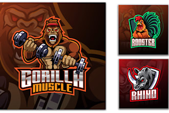 design original realistic mascot logo