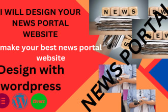 develop your news portal magazine website