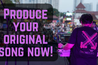 be professional producer and arranger for your original song