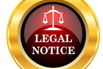 prepare legal demand letter and legal notice