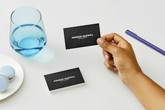 create minimalist business cards