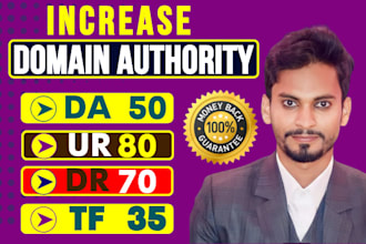 increase domain rating ahrefs DR ahrefs ur increase moz da 50 and tf cf