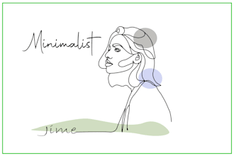 draw one line art minimalist line art illustration