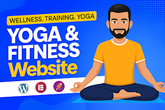 do website for yoga , fitness, meditation , personal trainer