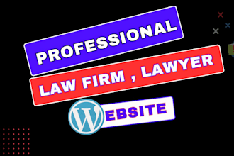 build lawyer, attorney, law firm, advocate, personal website