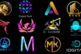 create crypto, tech, software logo for you