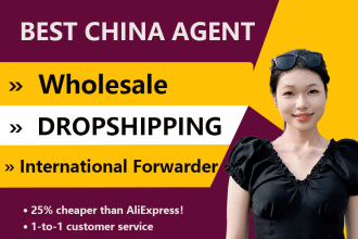 be your china sourcing agent, wholesale supplier, buy any products