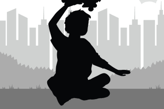 do stencil and silhouette art
