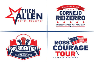 create unique creative professional political logo