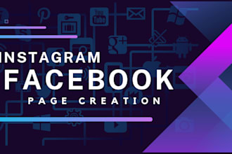 professional facebook and instagram page creation