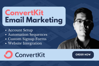 help you set up email marketing using convertkit
