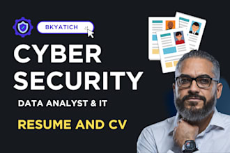 write tech resume, sales, IT, technical and cybersecurity, soc, data anayst cv
