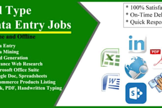 do efficiently data entry in 24 hours
