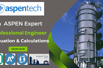 do chemical engineering simulations on aspen hysys, plus, will assist projects