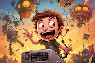 create comics and cartoon illustrations
