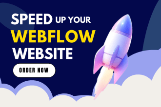 optimize webflow, squarespace page speed on gtmetrix and pagespeed insights
