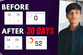 increase domain authority da moz and ahrefs dr 50 plus