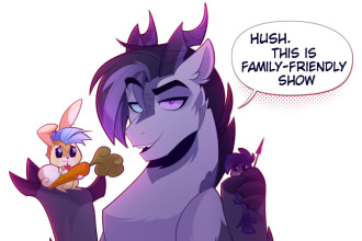 draw my little pony character or your oc in my style