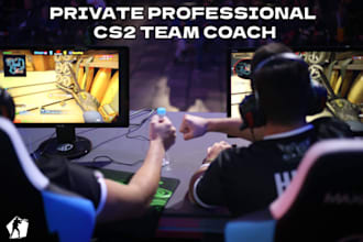 coach your cs2 team and help you reach professional level faster